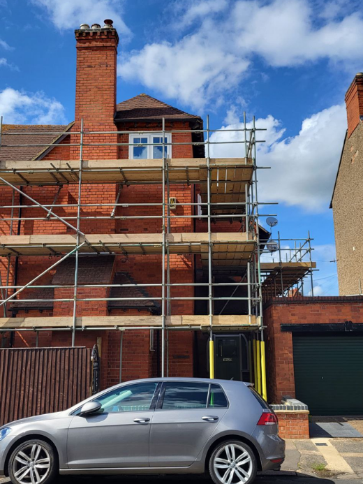 Scaffolding for Brickwork, Repointing and Masonry Repairs