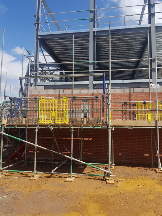 Commercial Scaffolding for Shopfronts and Retail Units